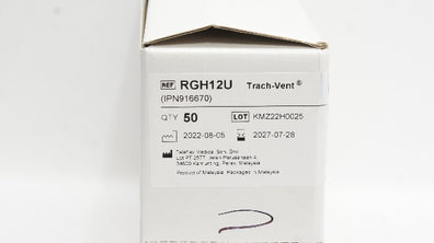 Teleflex RGH12U Hudson-RCI Trach-Vent Heat & Moisture Exchanger - Box of 50